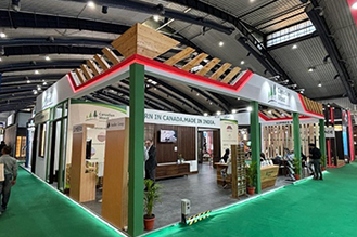 Canadian Wood showcased the versatility of its timber species at the India Wood 2024 in Bengaluru
